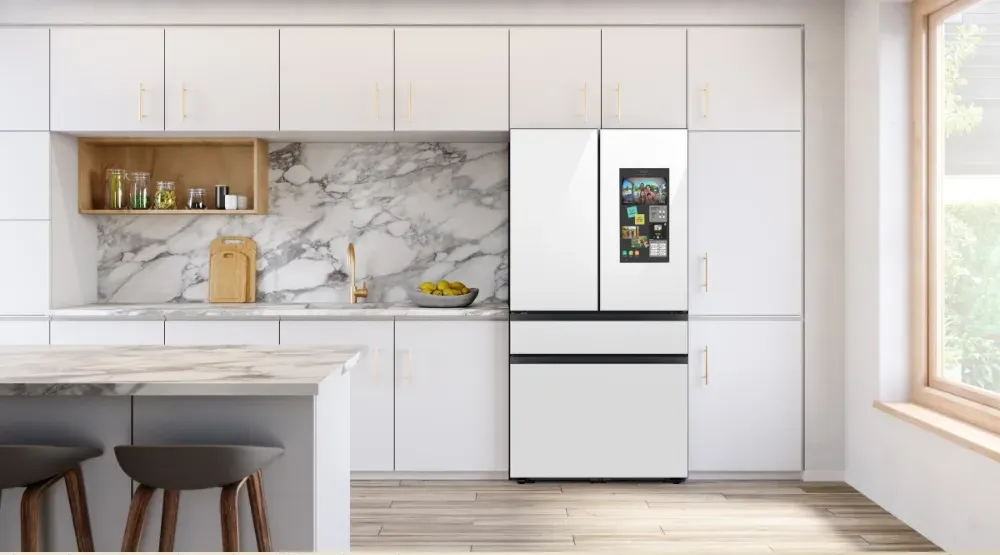 white bespoke in kitchen